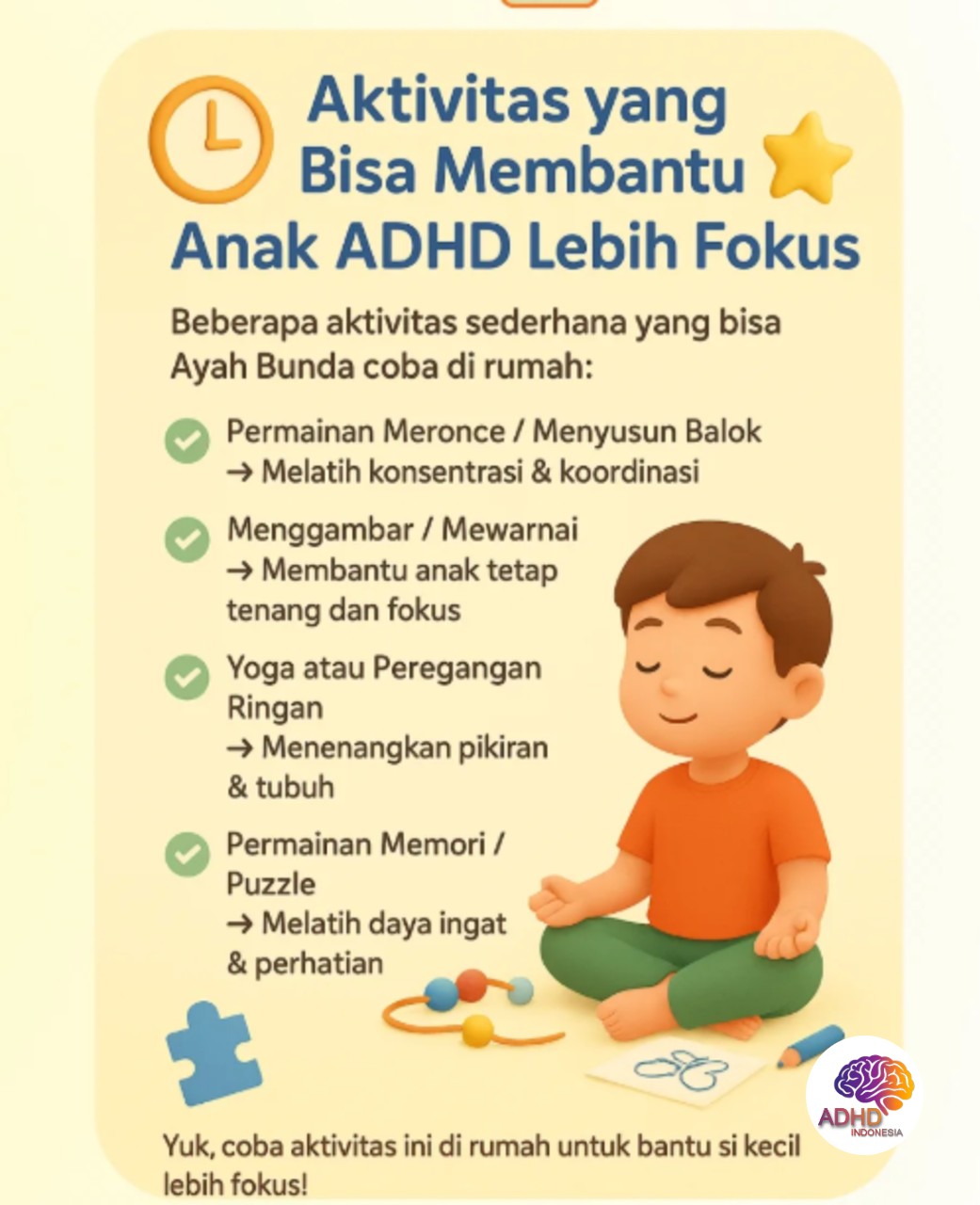 Pendekatan Edukatif yang Tepat untuk Anak ADHD di Provinsi Daerah Istimewa Yogyakarta